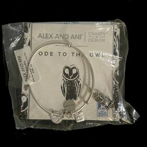 Alex and ani ode to the owl bracelet